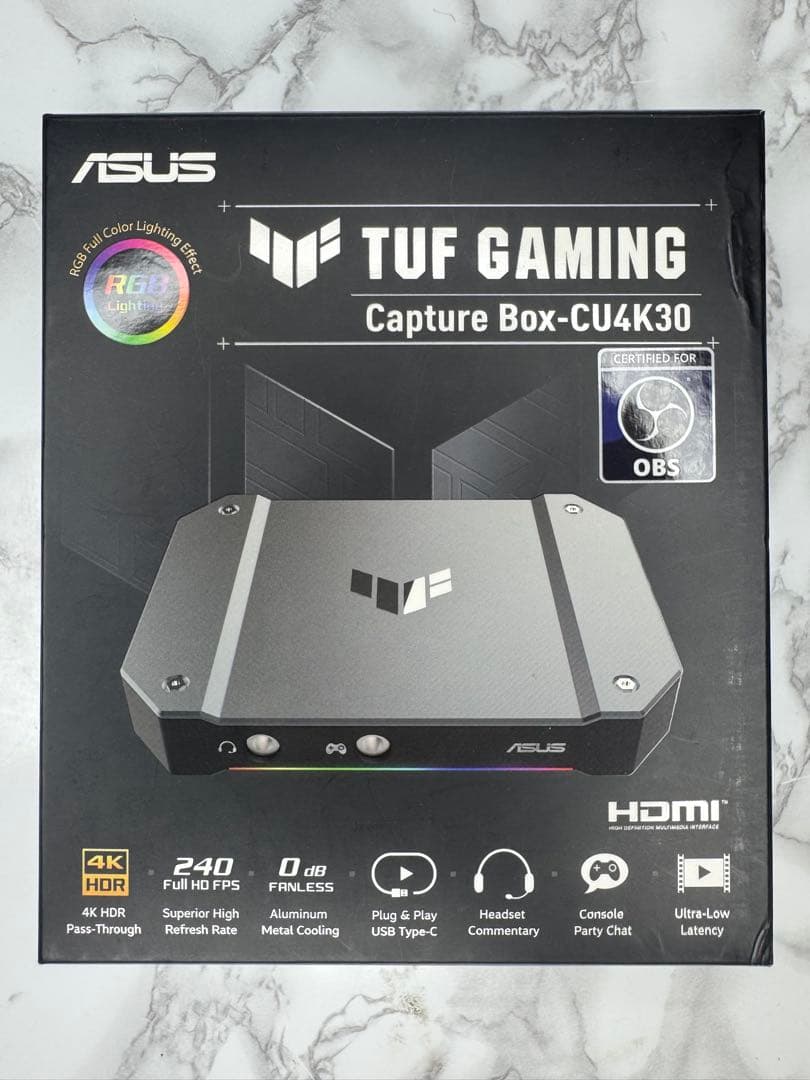 その他 ASUS CAPTURE BOX CU4K30