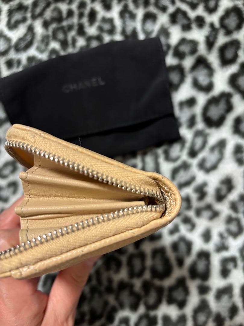 CHANEL ベージュ ケース 保存袋付き