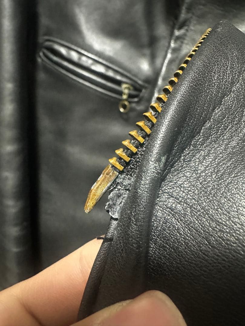 状態良Zip要交換Schott 641xx 32 サボテンタグ 90s 別注復刻