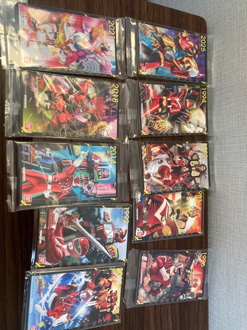 フルコンプセット スーパー戦隊50th アニバーサリーシート トイザらス カード