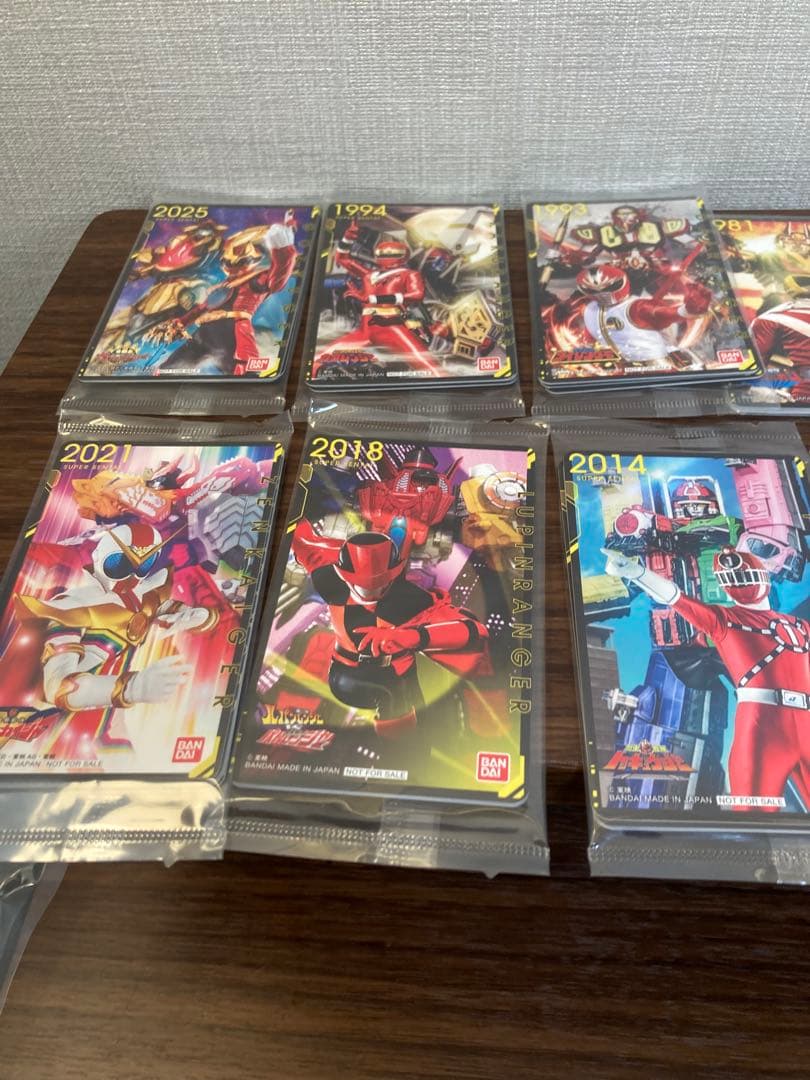 フルコンプセット スーパー戦隊50th アニバーサリーシート トイザらス カード