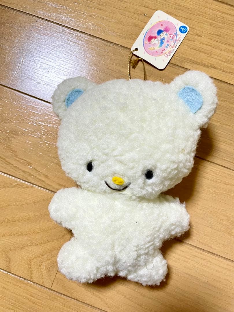 【希少】 キキララ クマ ぬいぐるみ 白 1992年製