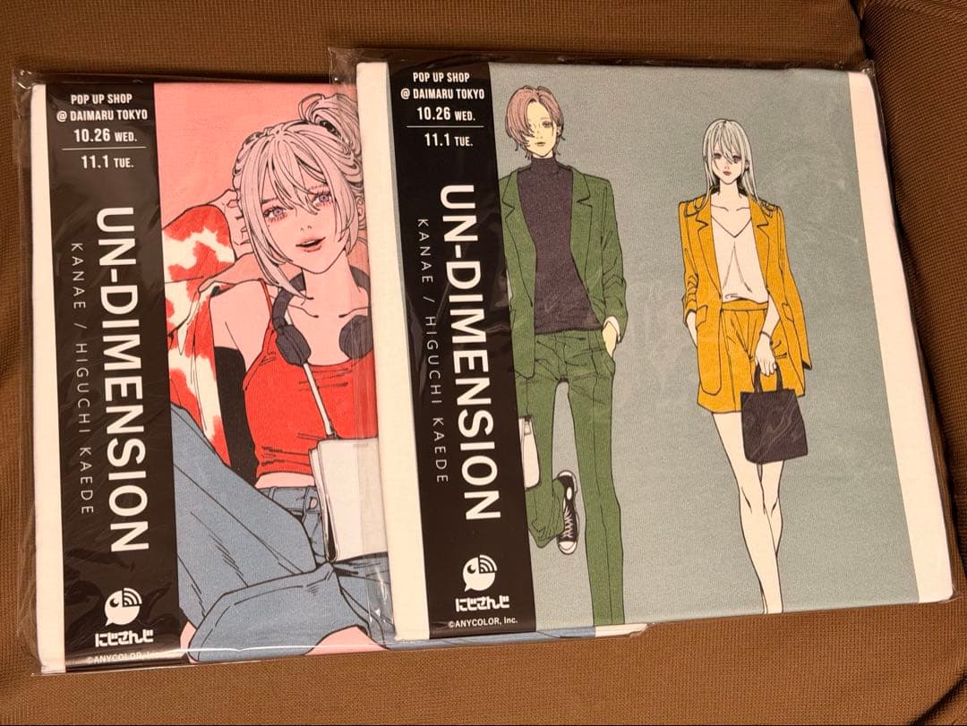 UN-DIMENSION 樋口楓 叶 バックプリント Tシャツ Lサイズ