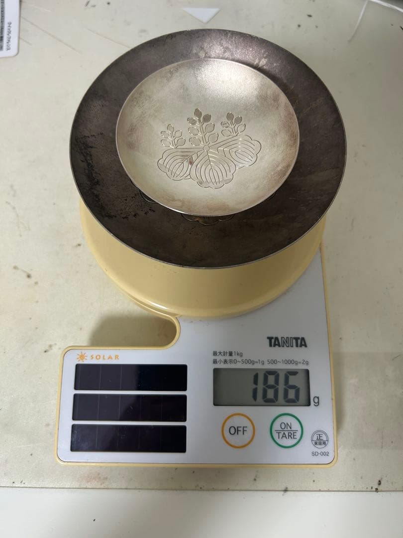 銀杯　純銀　186g