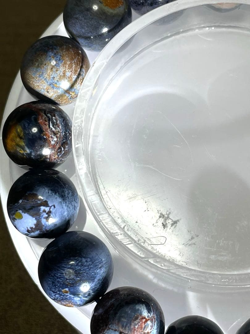 【新入荷】ブルーピーターサイトブレス約12㎜（新品未使用）ナミビア産　高品質