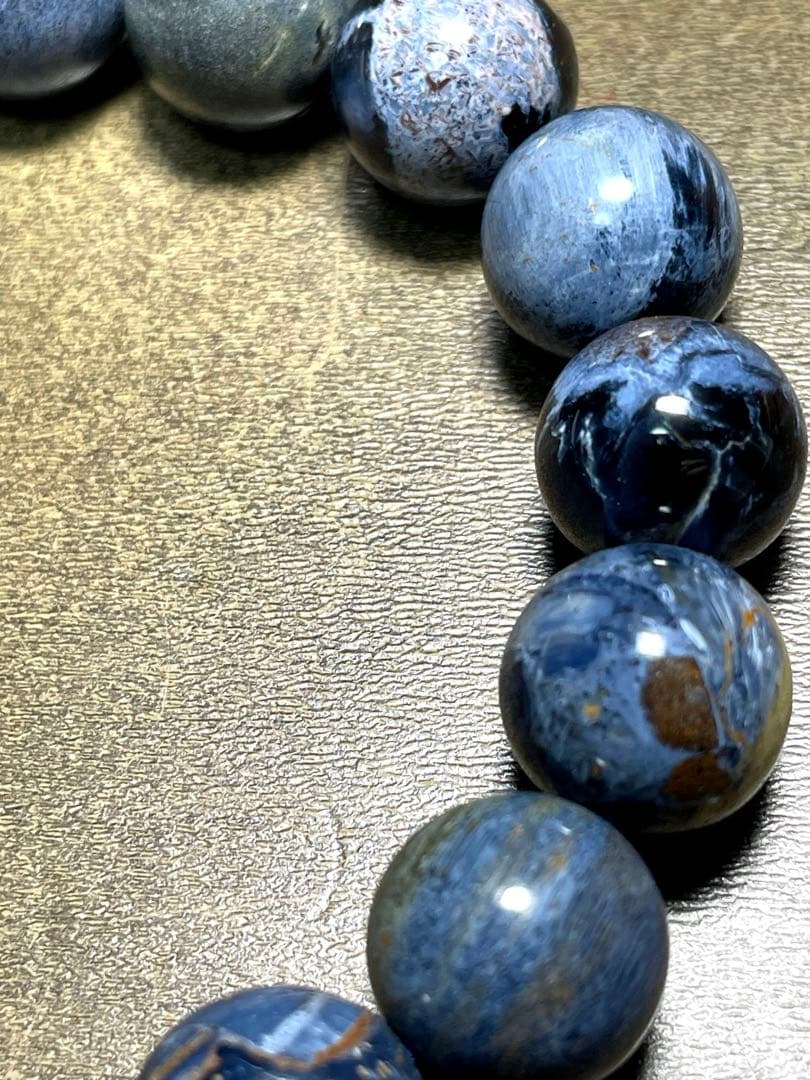 【新入荷】ブルーピーターサイトブレス約12㎜（新品未使用）ナミビア産　高品質