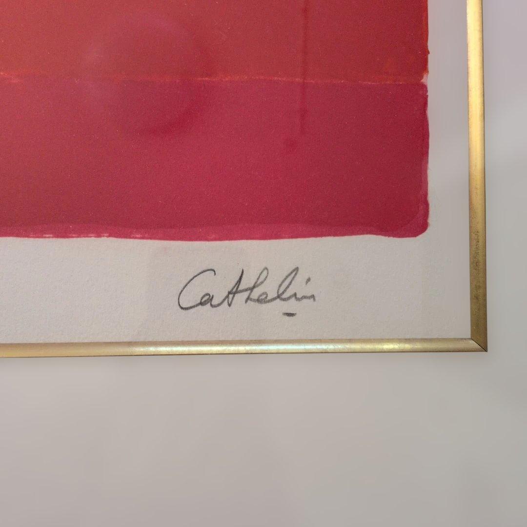 Cattelan 花瓶の花 リトグラフ