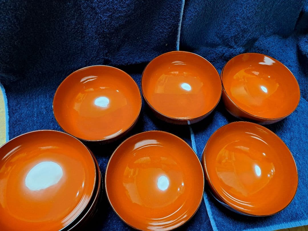 【新品未使用品】輪島塗5個セット 木箱入り