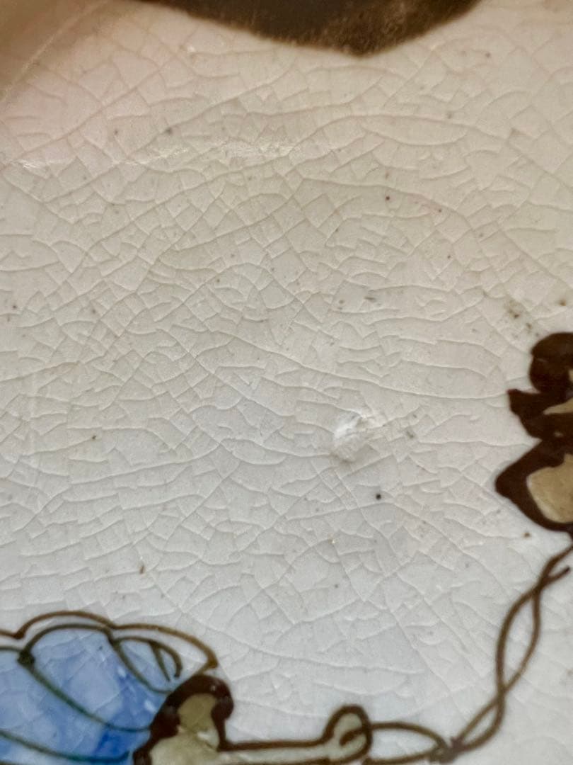 時代　茶道具柄　手塩皿まとめて箱入り　織部　小皿　アンティーク　古道具　古陶磁器