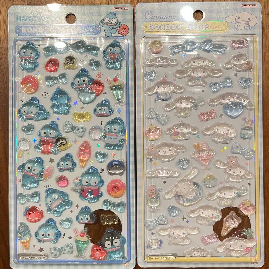【正規品・新品未開封】ボンボンドロップシールサンリオ第2弾 全種類8枚セット