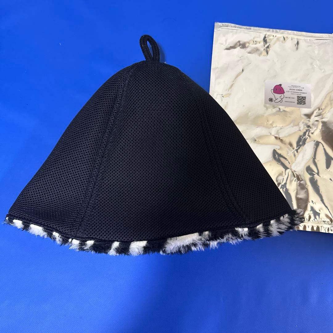 m*2様 ベストサウナハット　モンスターコラボ　ゼブラ柄　馬