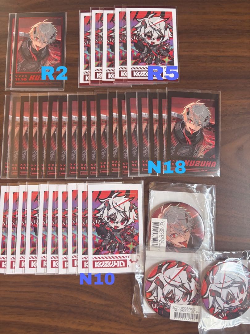 葛葉 battlemode チェキ 缶バッジ