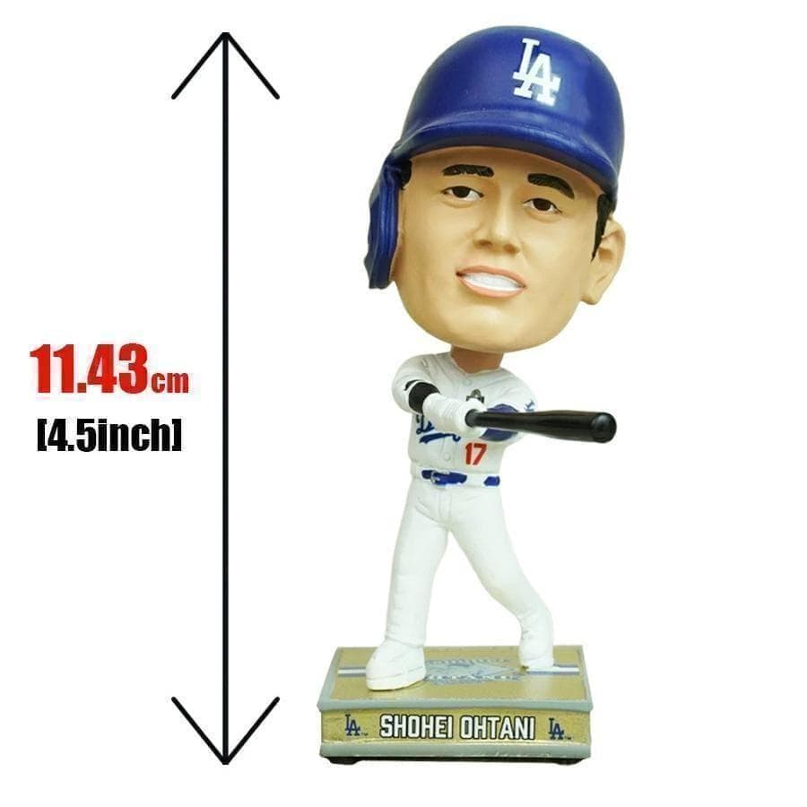ヒ*ロ様 新品MLB公式限定ナンバー入りロサンゼルスドジャース大谷翔平ボブルヘッ