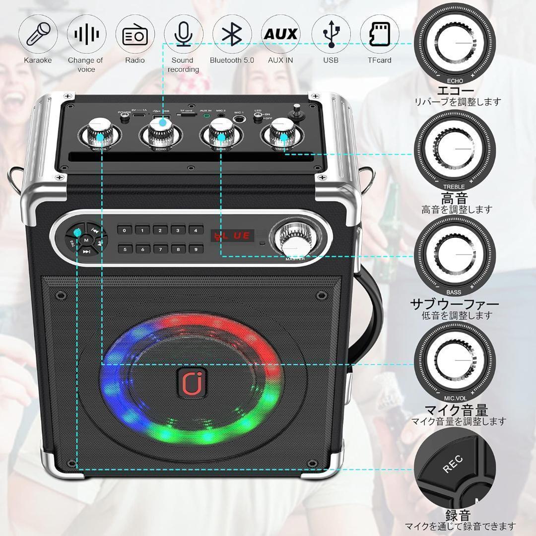 【M2165-179-140】スピーカーセット 拡声器 ワイヤレスマイク２本