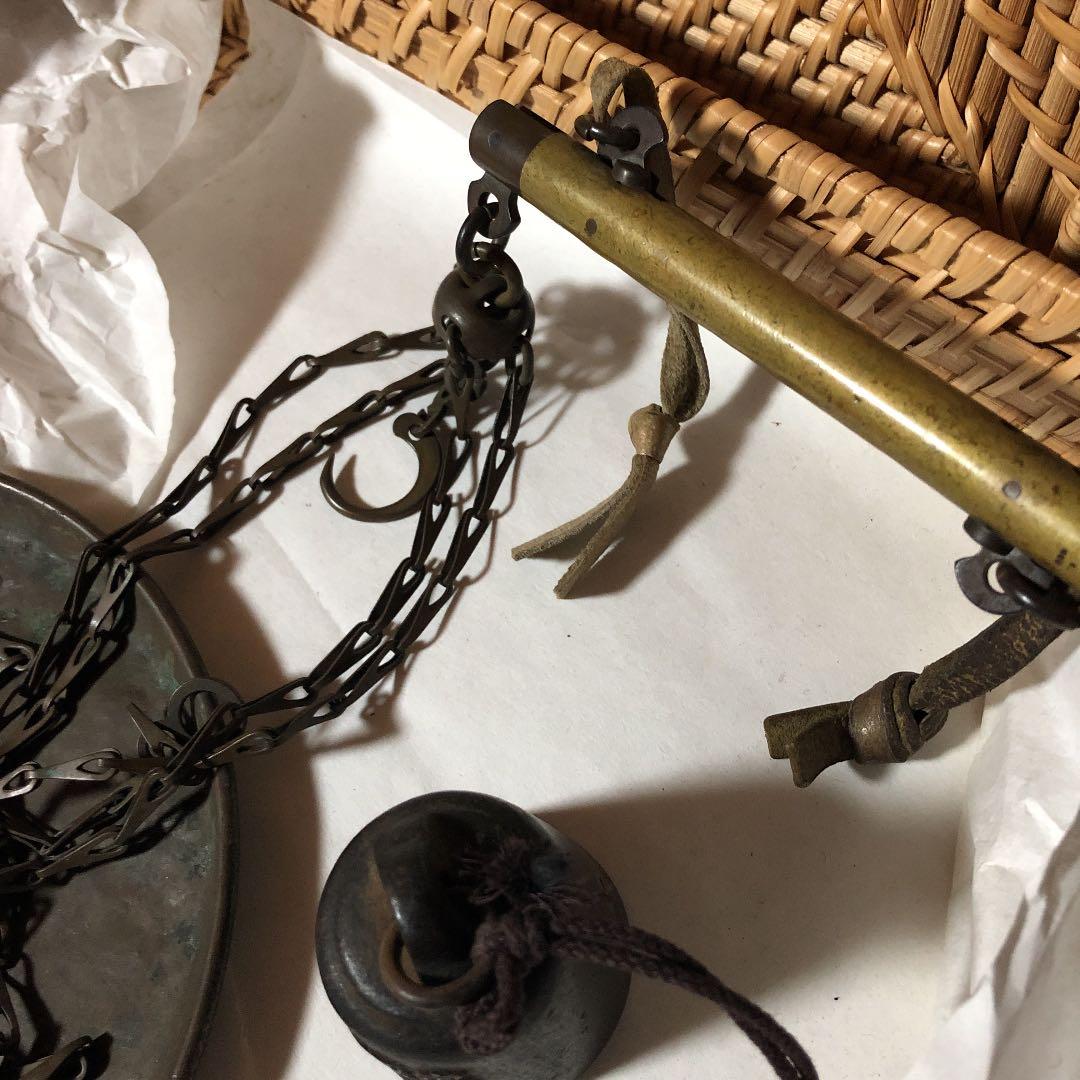 【希少】古道具 竿秤 手提げはかり / 古美術 骨董 アンティーク ビンテージ