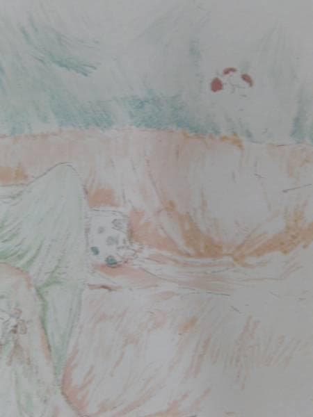 ホイッスラー、FIGURE RECKLiNING、高級画版、Wサイン入