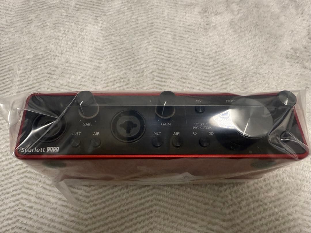 オーディオインターフェース フォーカスライト