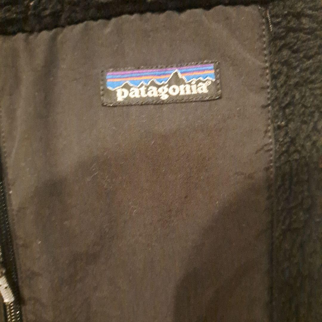 patagonia フリースベスト M 黒