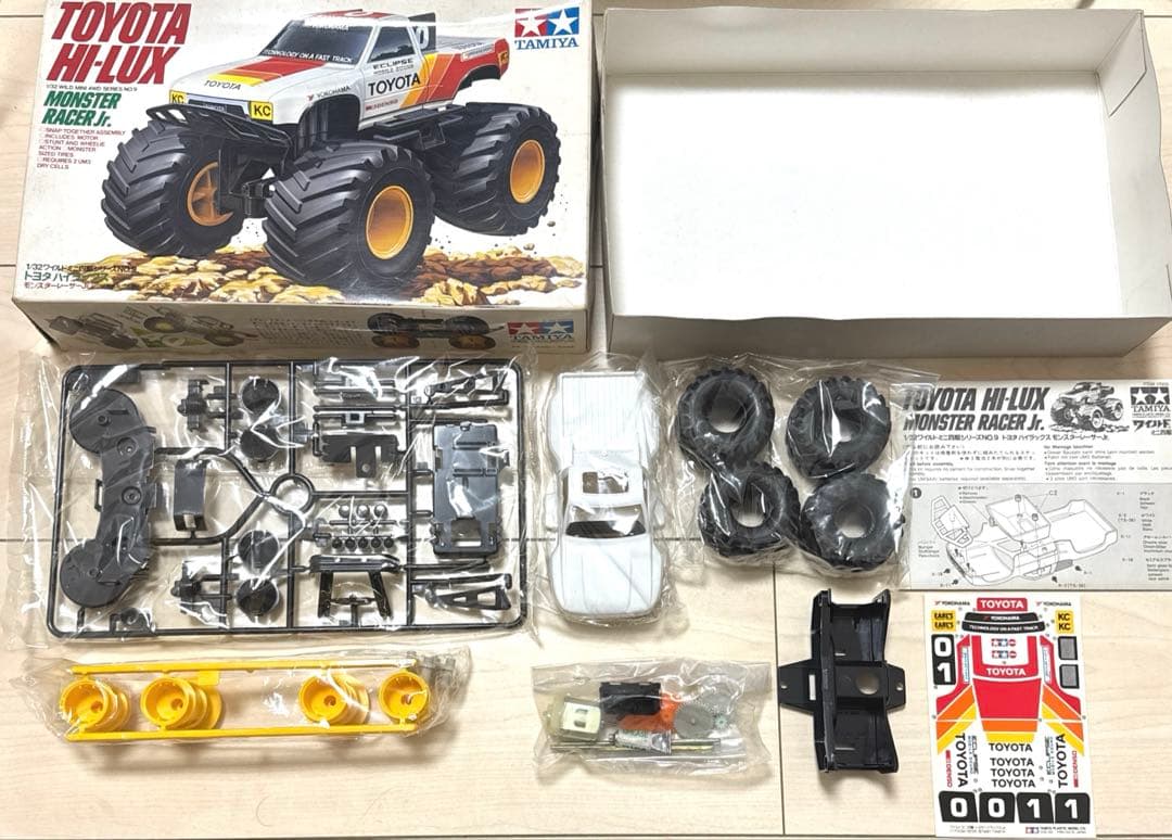 タミヤ　当時物　おまけ付きワイルドミニ四駆部品セット