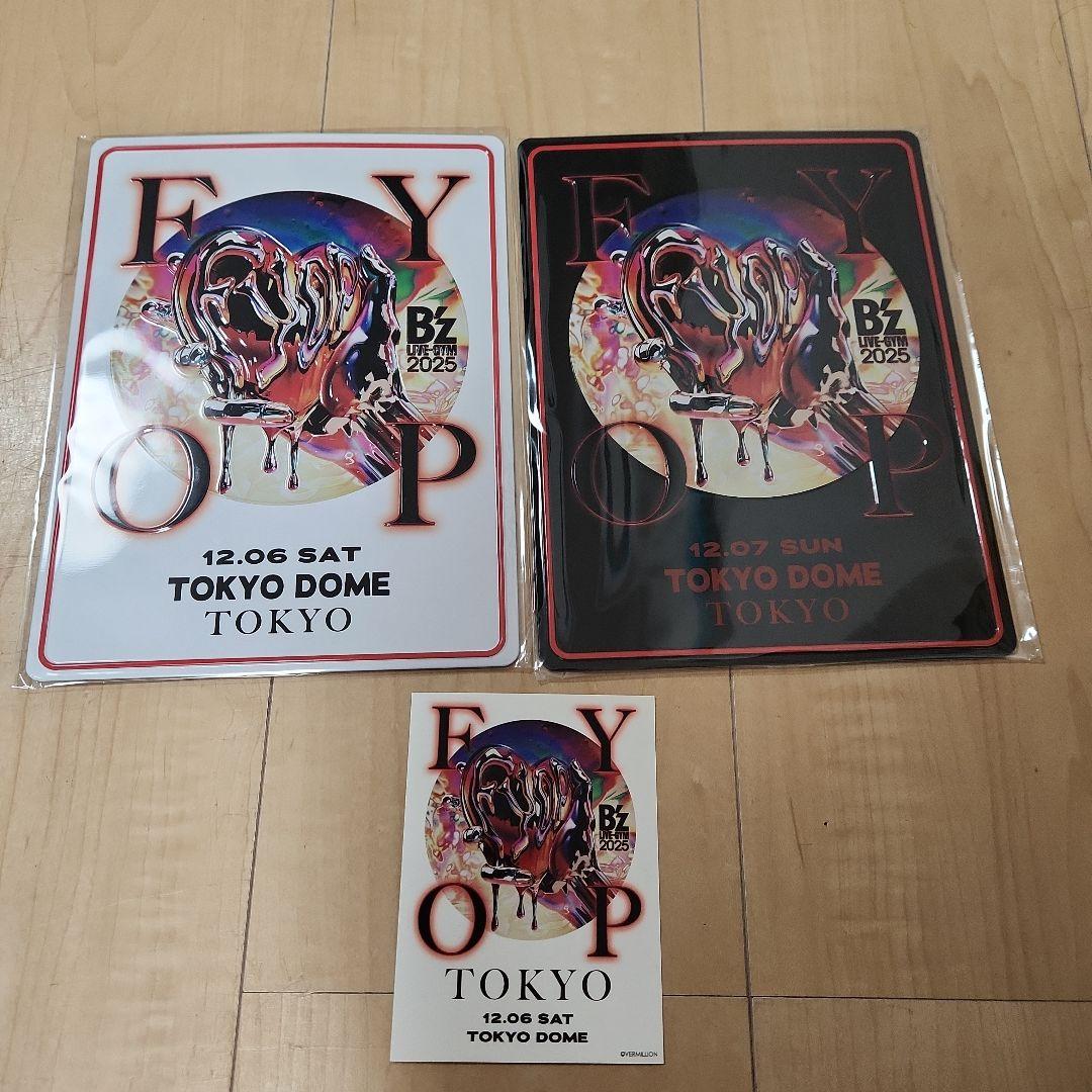 B'z FYOP　メモリアルプレート　東京ドーム　ステッカー