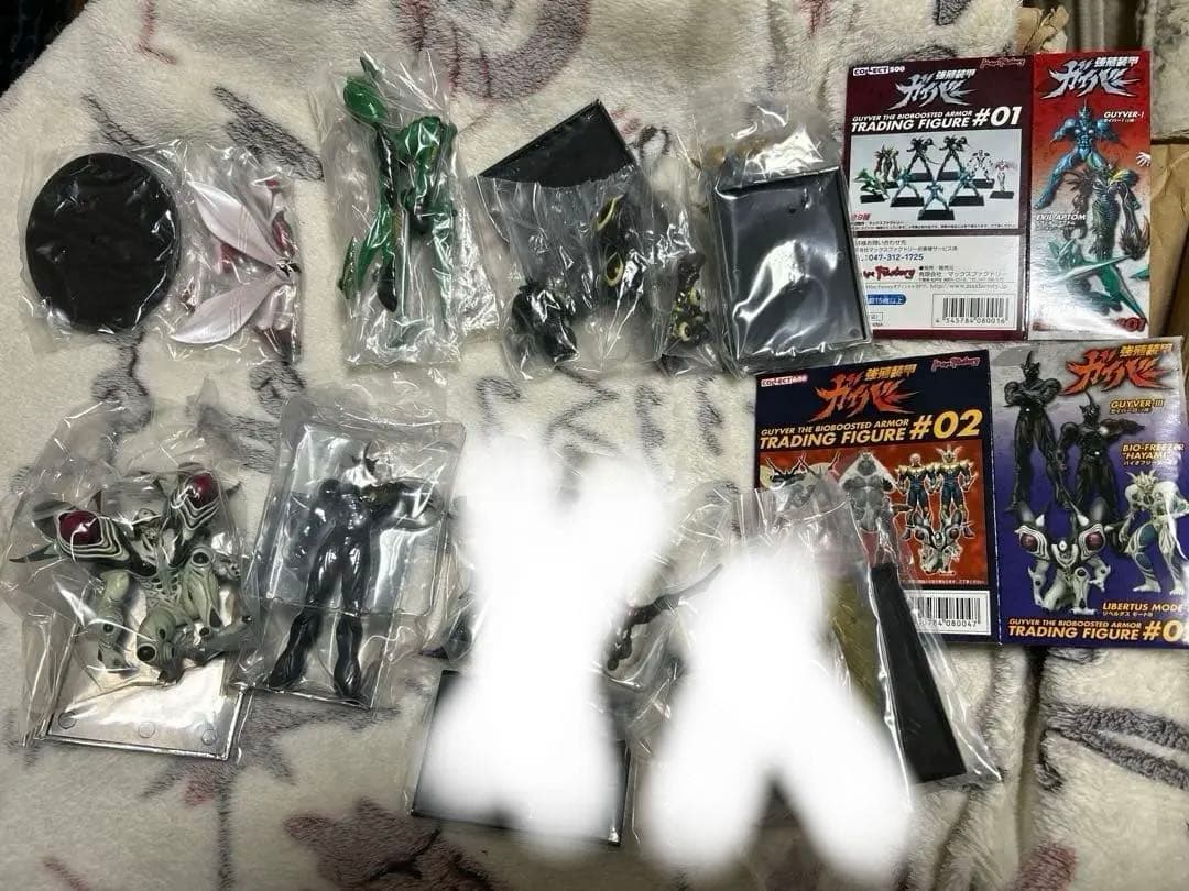 マックスファクトリー　トレーディングフィギュア01 02 強殖装甲ガイバー
