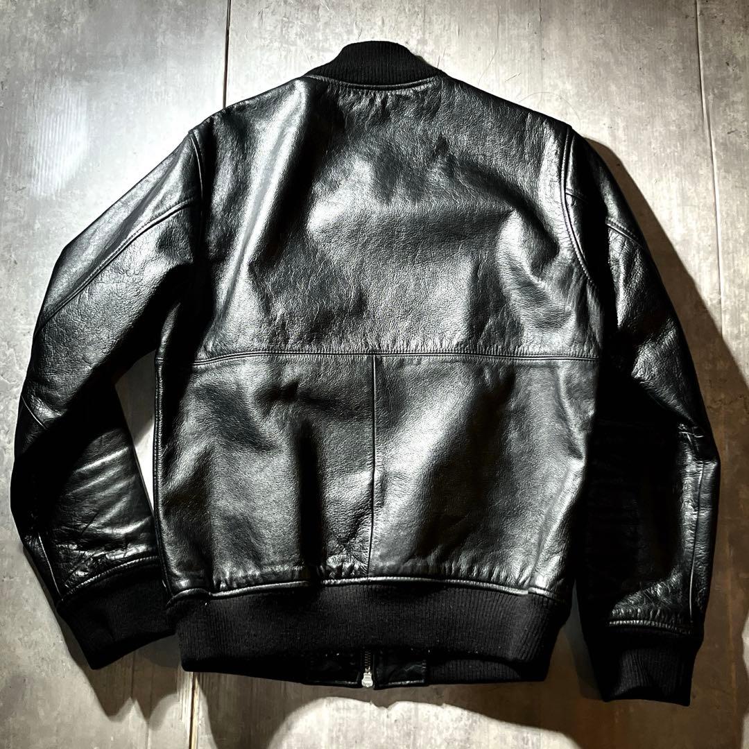 牛革　BEAUTY＆YOUTH レザージャケット MA-1 ボンバージャケット