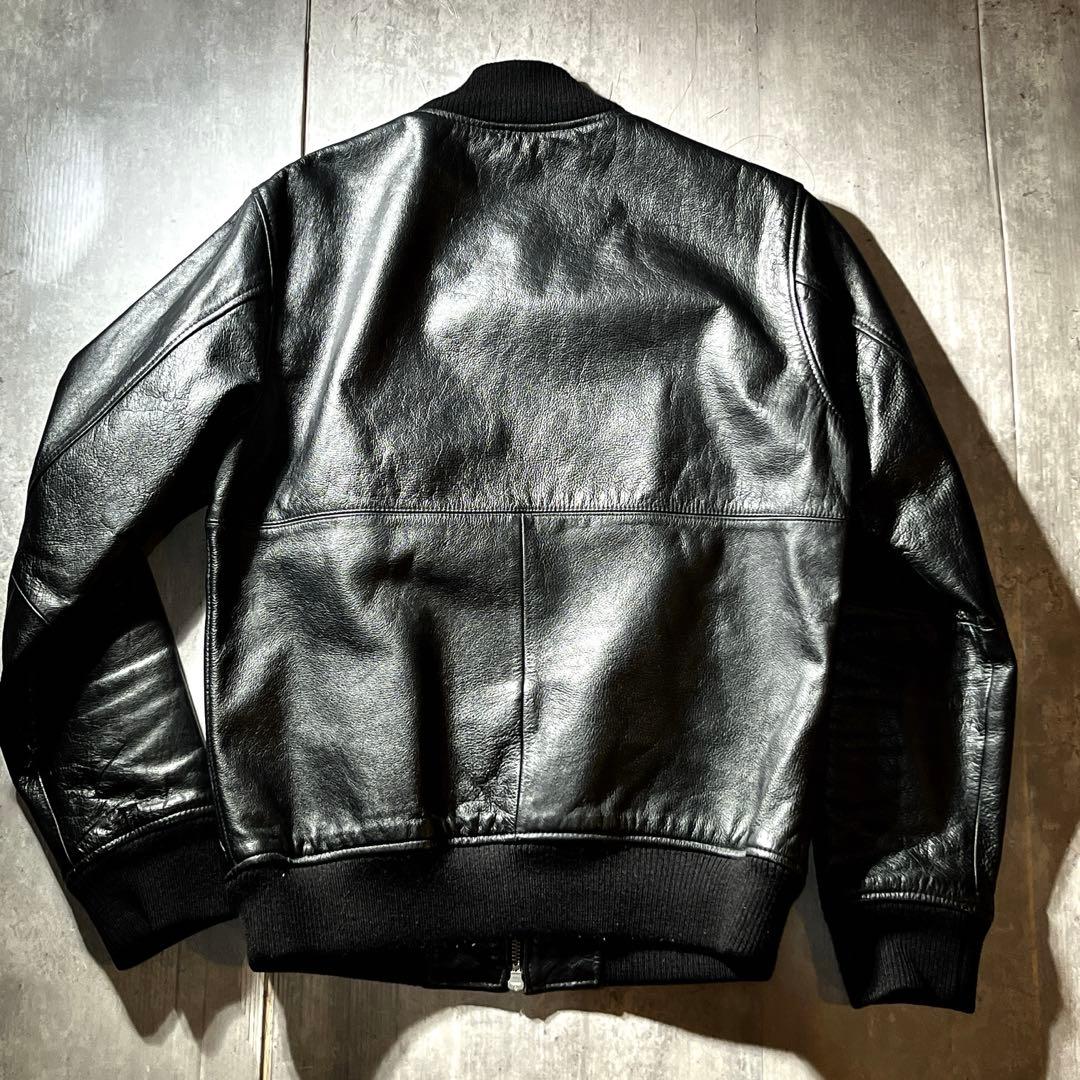 牛革　BEAUTY＆YOUTH レザージャケット MA-1 ボンバージャケット