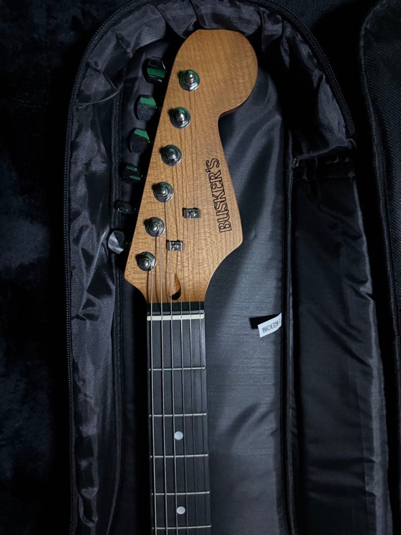 BUSKER'S ブラック エレキ　エレキギター