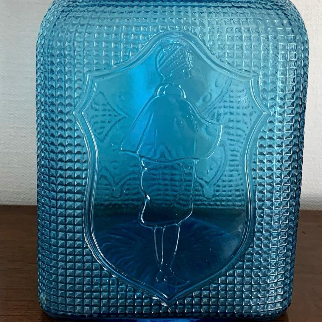 a　モダンガールの菓子瓶　あめや瓶　飴屋瓶