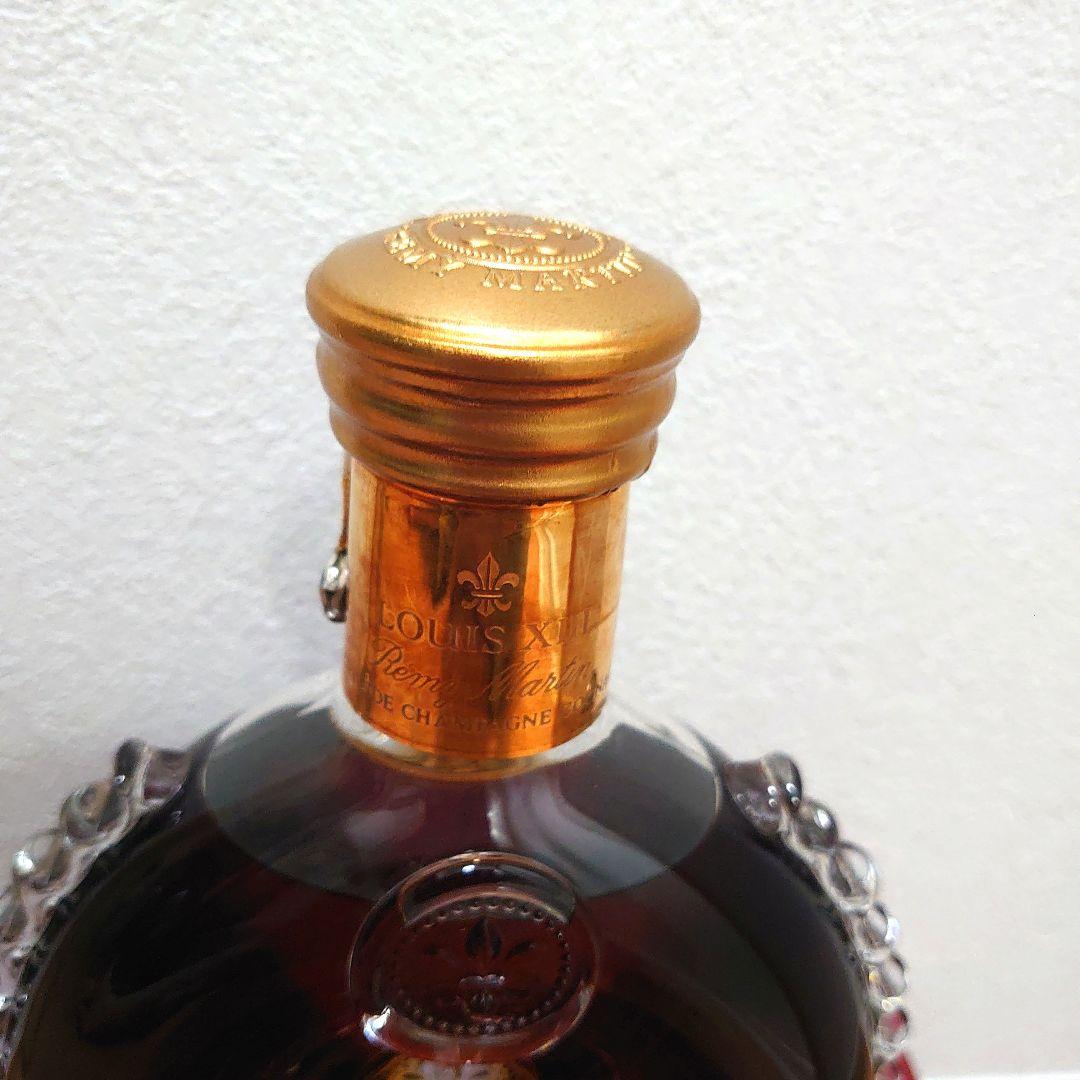 未開封・レミーマルタン ルイ13世 金キャップ　替栓付き ・四角形箱