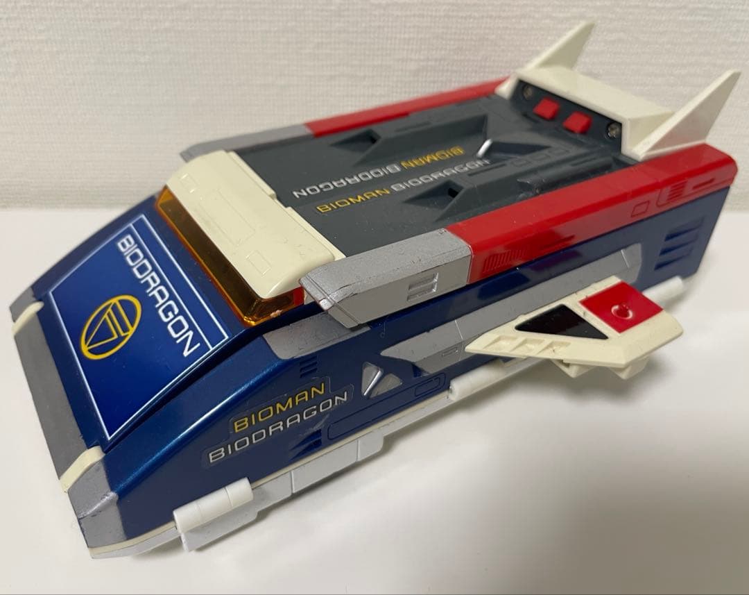 超電子バイオマン 超合金フィギュアセット 赤・青　バイオドラゴンセット