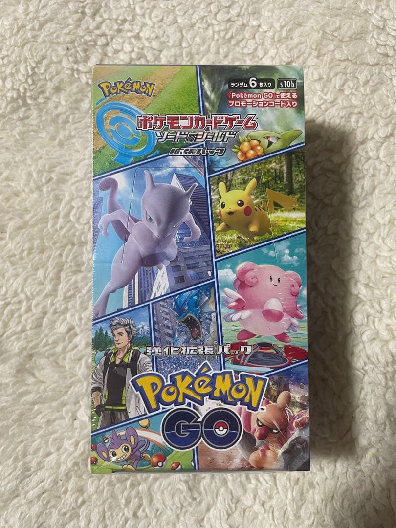 ポケモンカード　ポケモンGO BOX シュリンク付き　プロモカード5パック付き