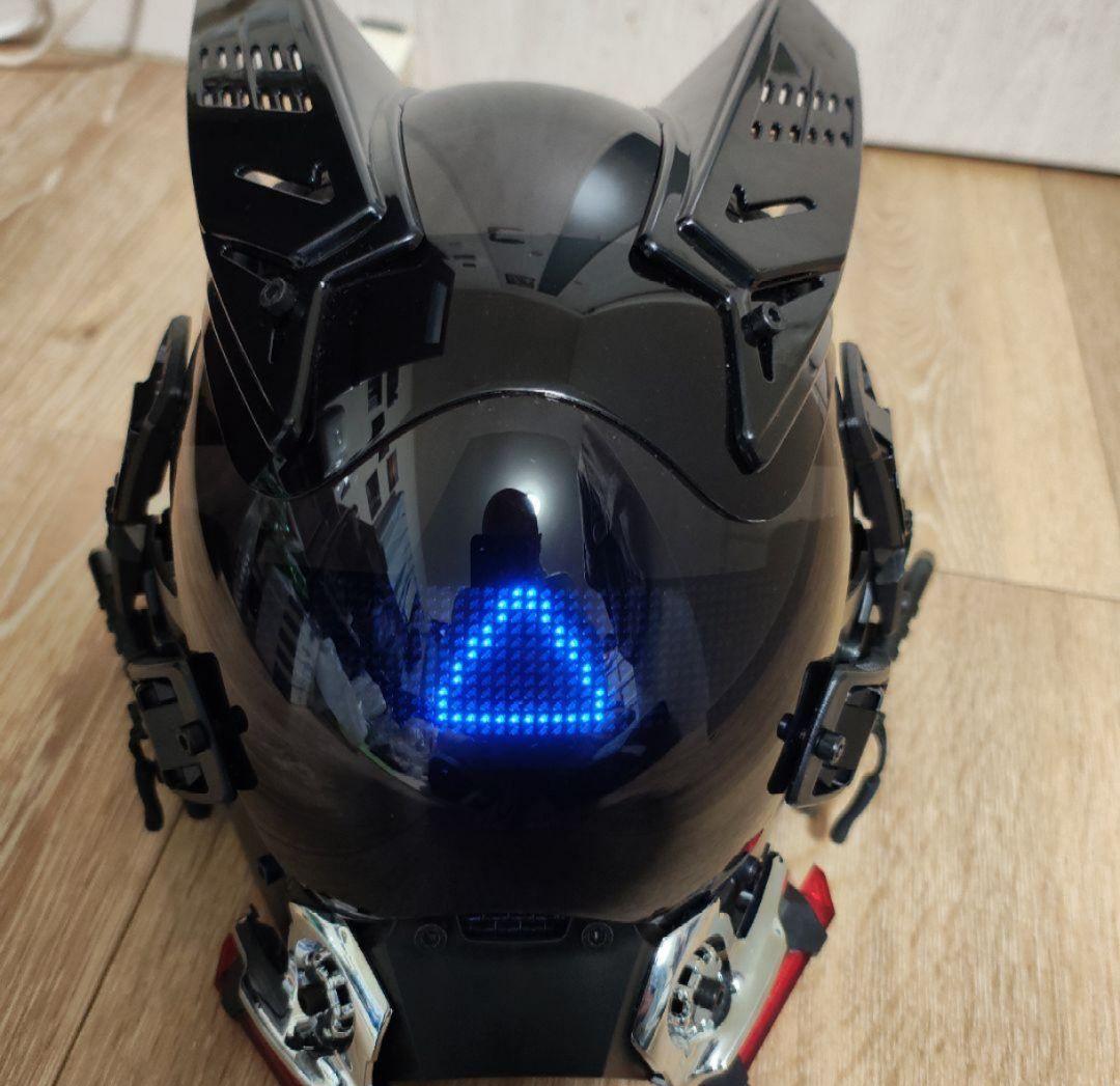 コスプレ用LED点灯ディスプレイサイバーマスク