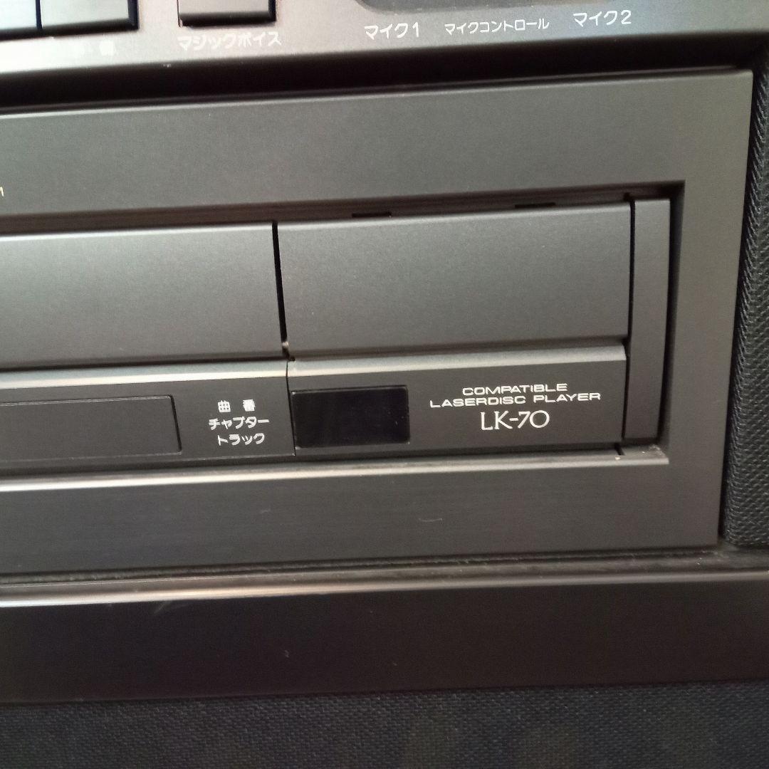 パイオニア　レザー ディスク カラオケ　マイク付　LK-70　ジャンク