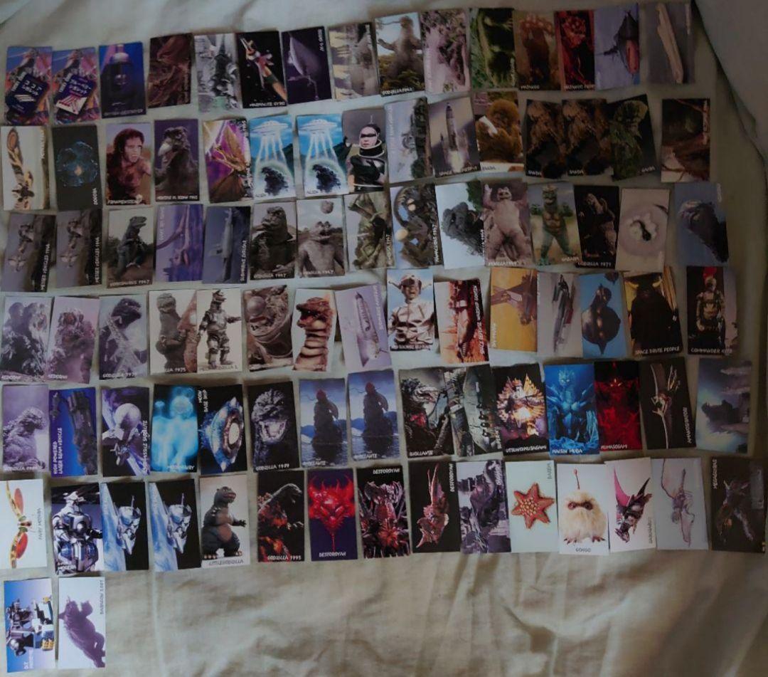 ゴジラ カード(92枚) シガレット ラッキーカード 食玩