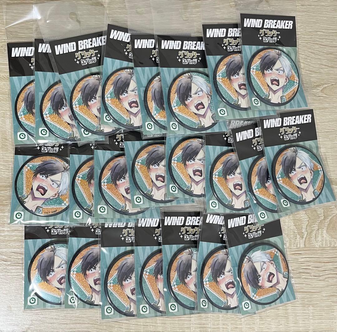 WIND BREAKER 桜遥 グリッター缶バッジ 23点