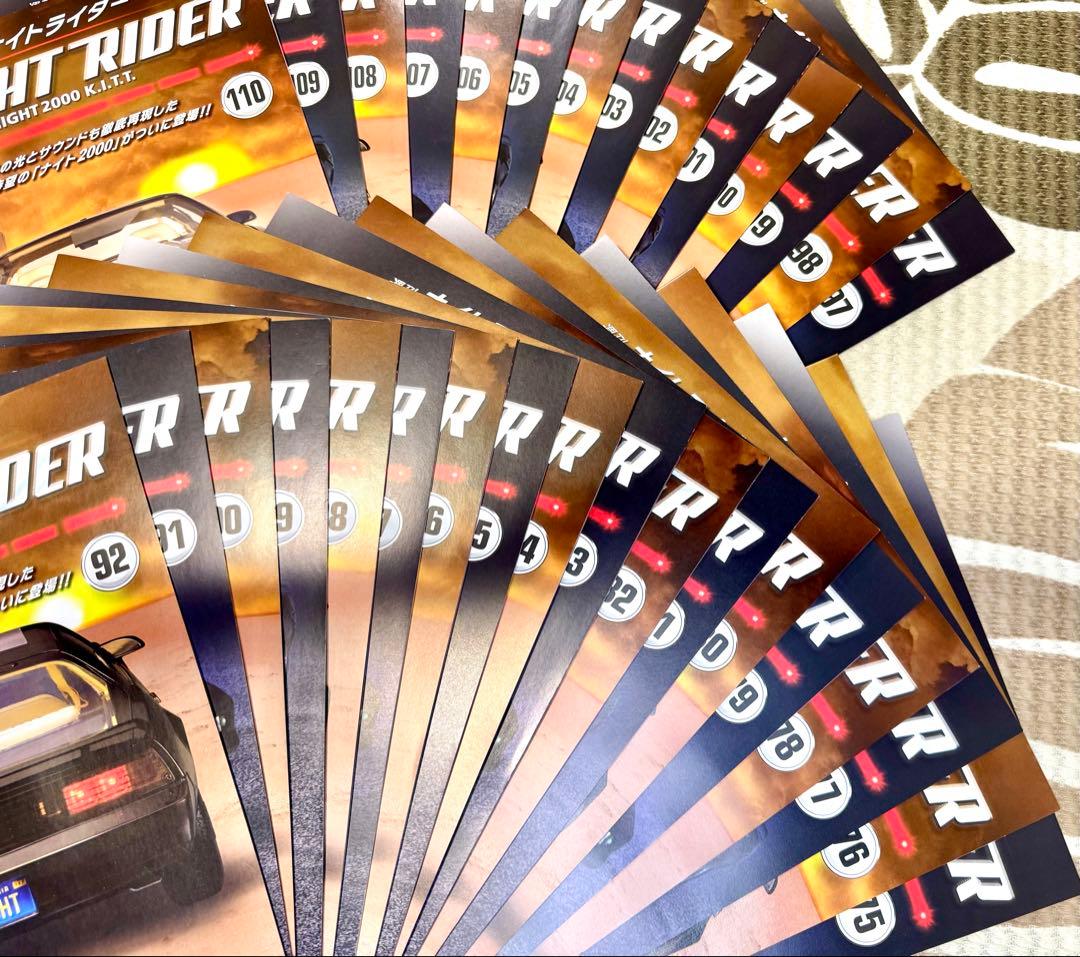 m*u様 デアゴスティーニ ナイトライダー 週刊 12、49、75～92、97～