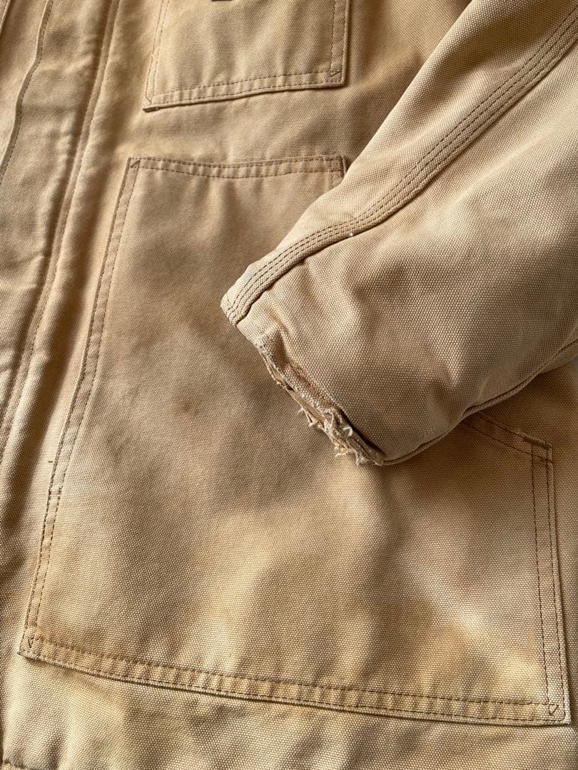 Carhartt ダックジャケット トラディショナルコート　希少】フード付属