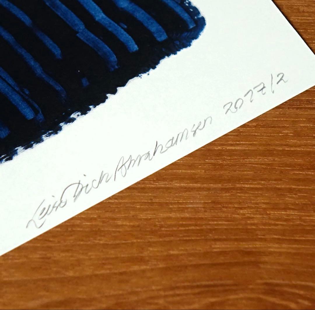 額縁 Navy flow by Leise Dich Abrahamsen