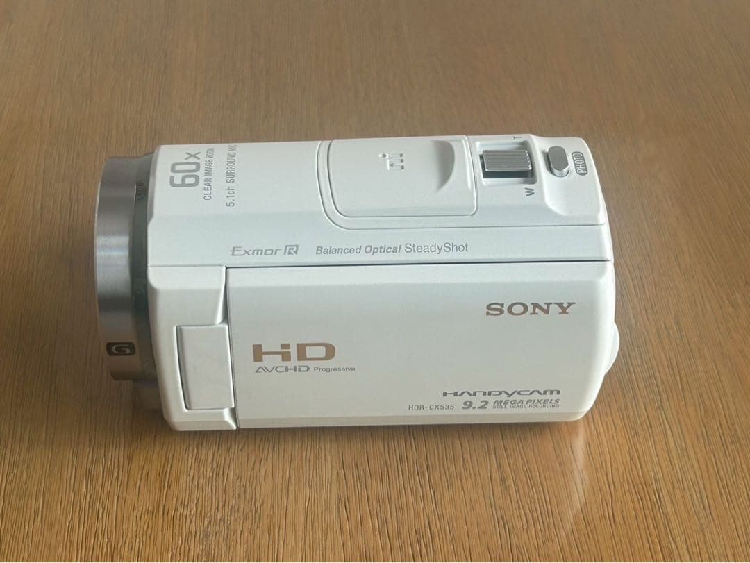 【SONY】Handycam HDR-CX535（ホワイト）ビデオカメラ