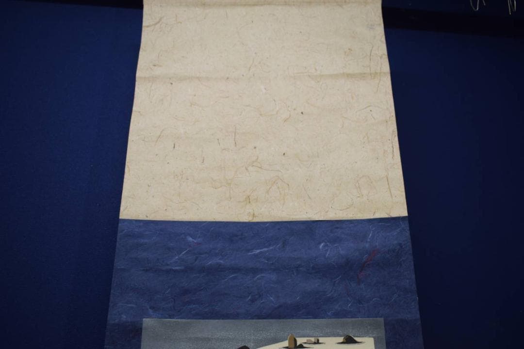 複製/tadashi.N/龍安寺/庭園図/京都/石/風景/布袋屋掛軸HJ-699