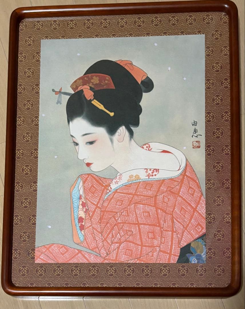 【新品】今野由恵 「衿あし」額装