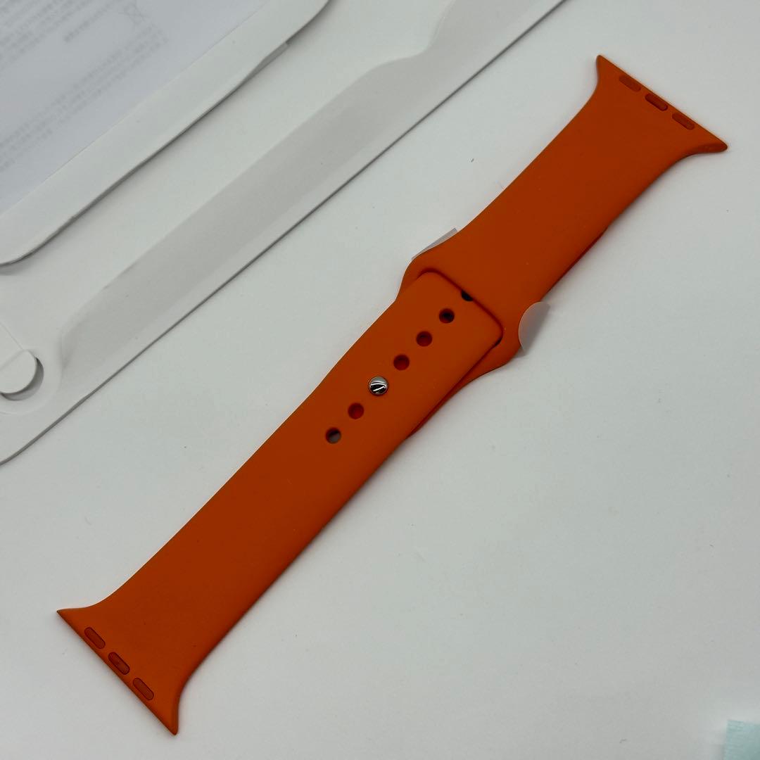 2668 未使用　Apple Watch エルメス　オレンジ　ラバー　スポーツ