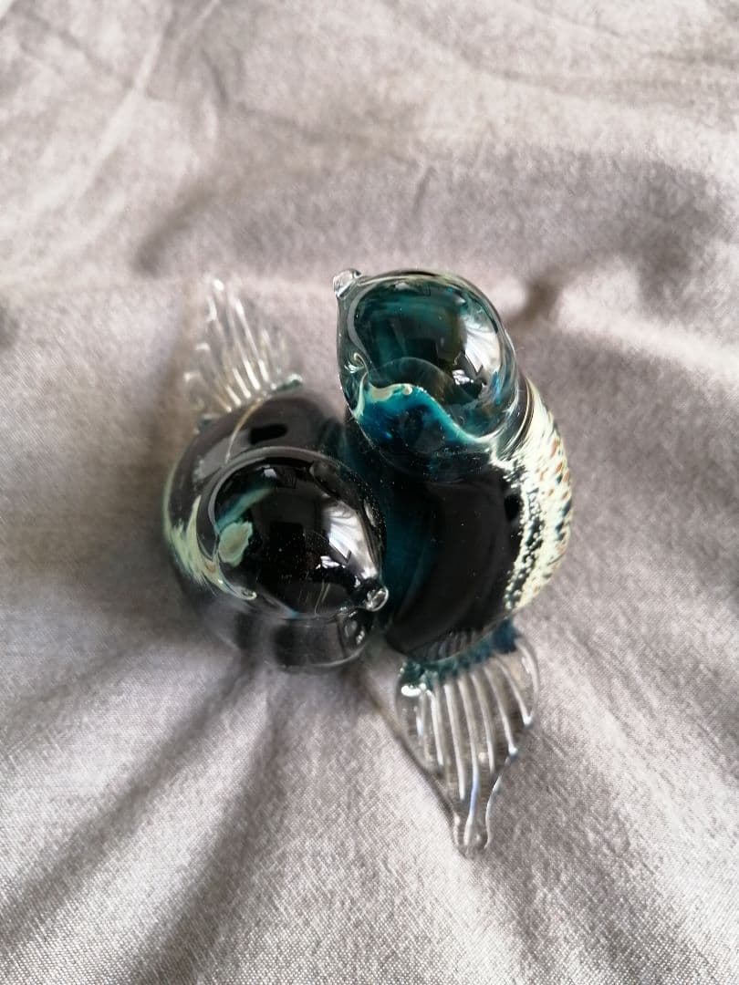 MALIA MALCO作 1999年製　小鳥　作家物ガラス工芸 MALTA製