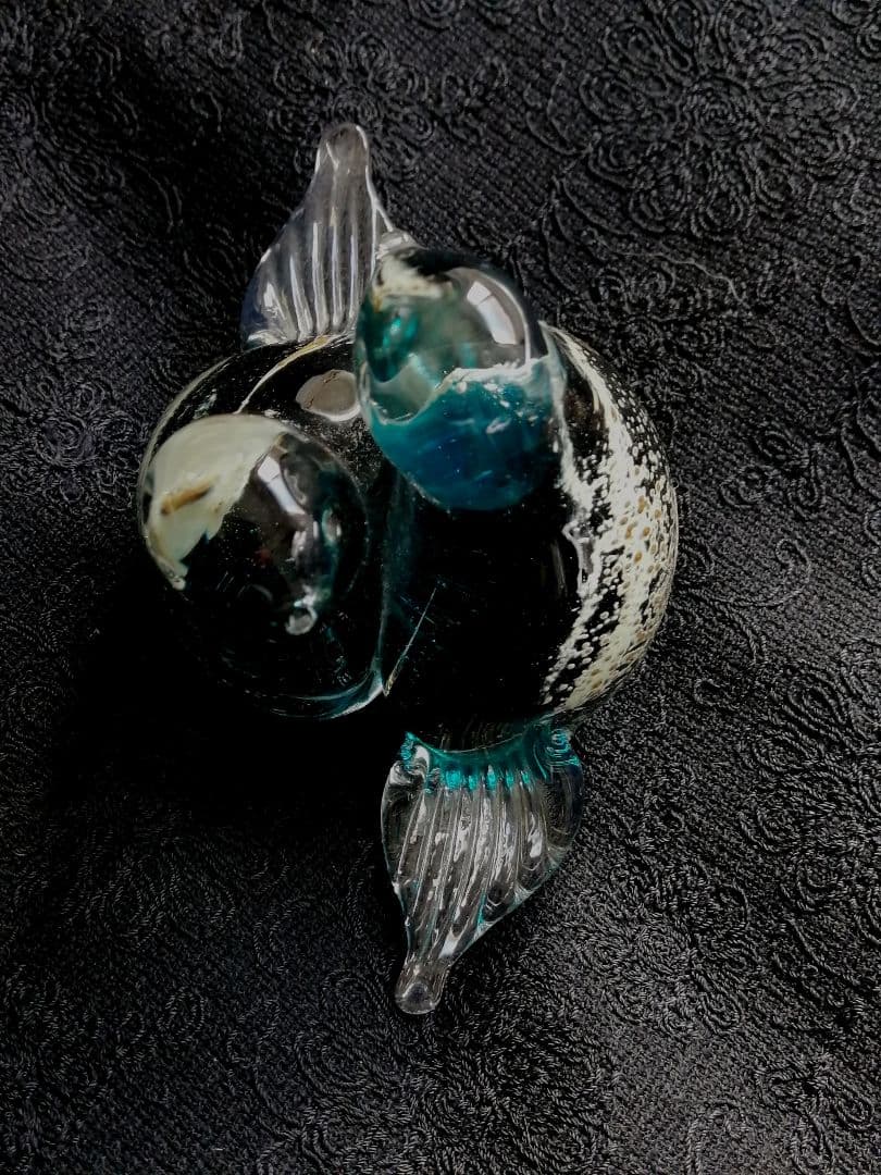 MALIA MALCO作 1999年製　小鳥　作家物ガラス工芸 MALTA製