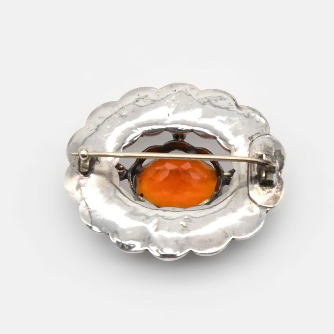 スコティッシュブローチ　楕円形　s0079