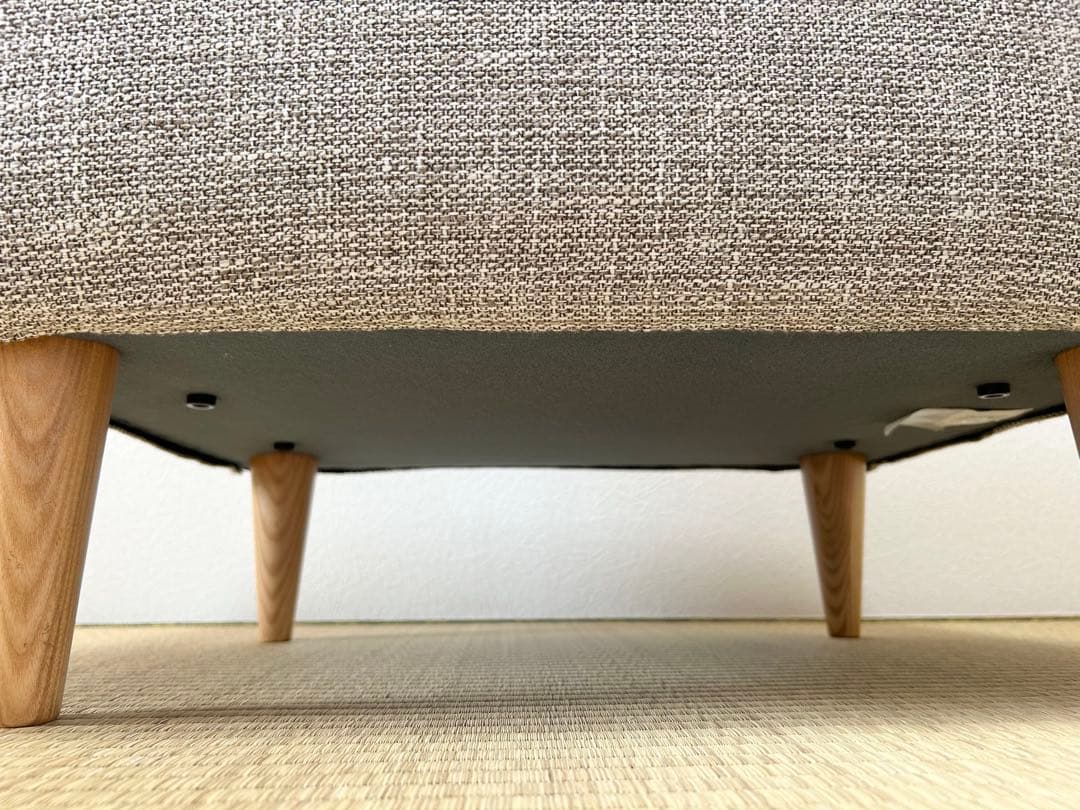 【週末SALE】大塚家具 オットマン CAS-D 布 カリダベージュ 逃げ恥