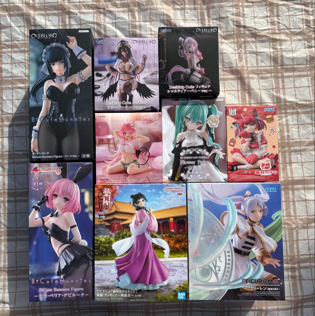最新　美少女プライズフィギュア　9点まとめ売り　猫猫　フリーレン　オーバーロード
