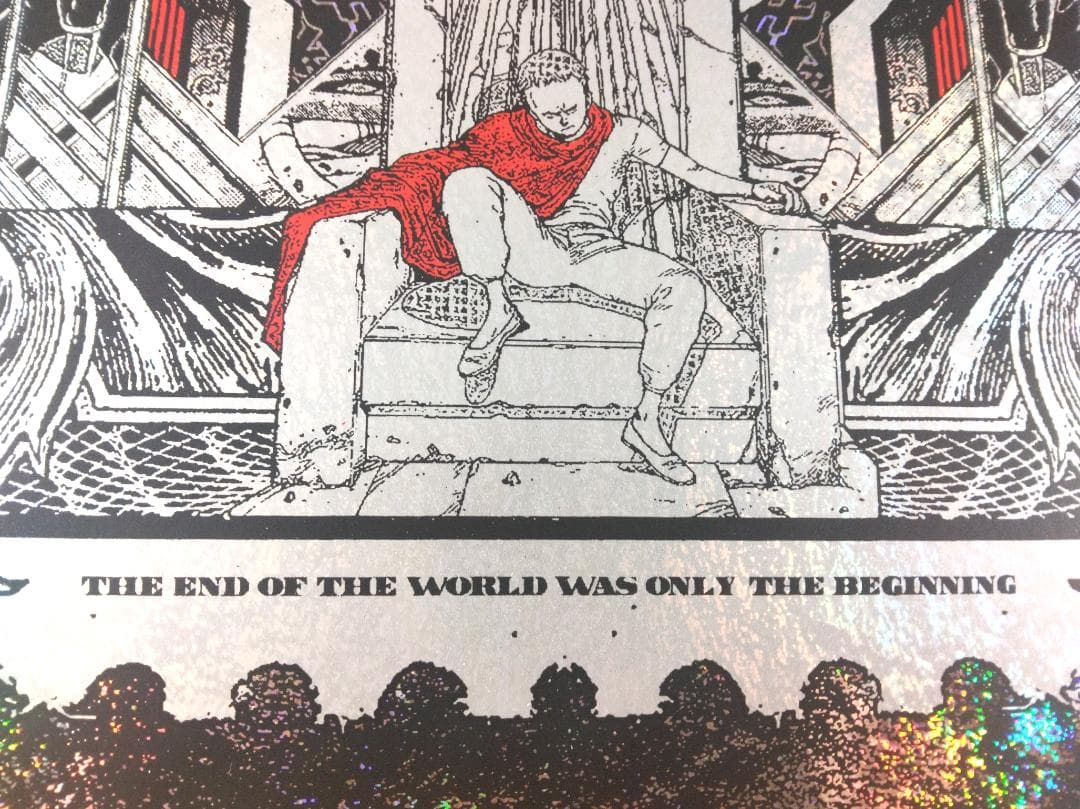 アキラ　AKIRA　シルクスクリーンプリント　大友克洋　ブラント　フォイル