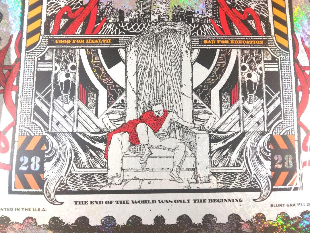 アキラ　AKIRA　シルクスクリーンプリント　大友克洋　ブラント　フォイル